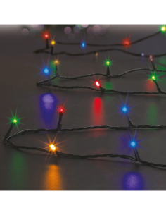 Guirlande lumineuse 3,5 m 48 LED multicolores avec timer 8h – Décoration intérieure
