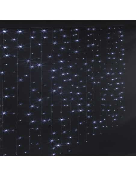 Rideau lumineux 1x1,5 m 150 LED blanc froid avec timer 8h – Décoration intérieure Rideau lumineux 1x1,5 m 150 LED blanc froid avec timer 8h – Décoration intérieure