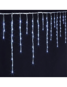Rideau lumineux 6m 360LED blanc froid tombé de lumière