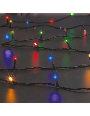 Guirlande solaire 20m 200LED multicolore extérieur