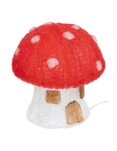 Champignon lumineux LED blanc froid 21 cm
