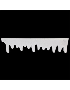 Coulée de neige pailletée 15 × 480 cm décorative