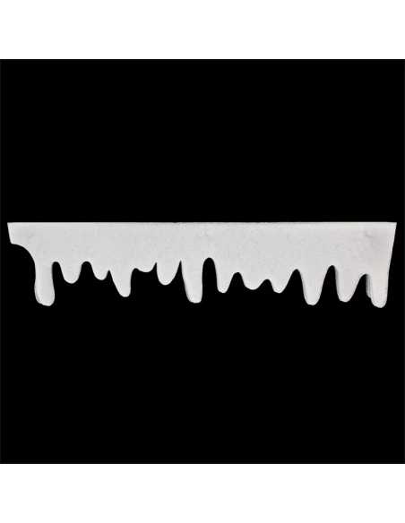 Coulée de neige pailletée 15 × 480 cm décorative