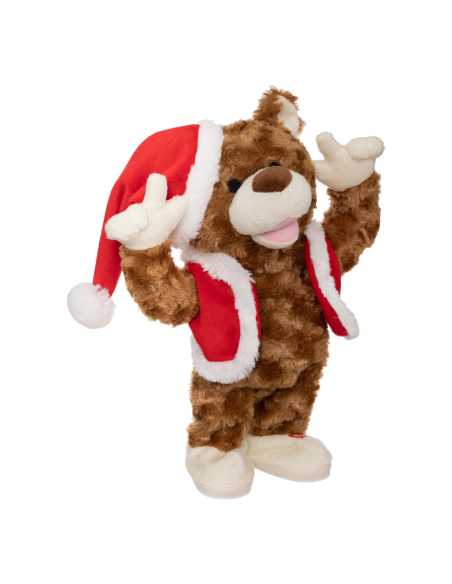 Automate ours de Noël fun animé musical H31 cm