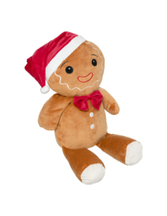 Peluche bonhomme pain d’épice de Noël 50 cm
