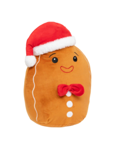 Peluche Squishy pain d’épice de Noël 35 cm