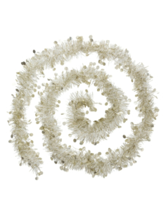 Guirlande boa or et blanc 4 plis 10 x 200 cm