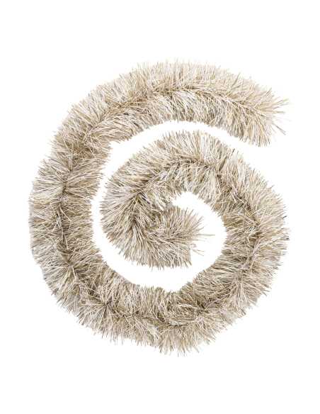 Guirlande boa or et blanc 8 plis 15 x 200 cm