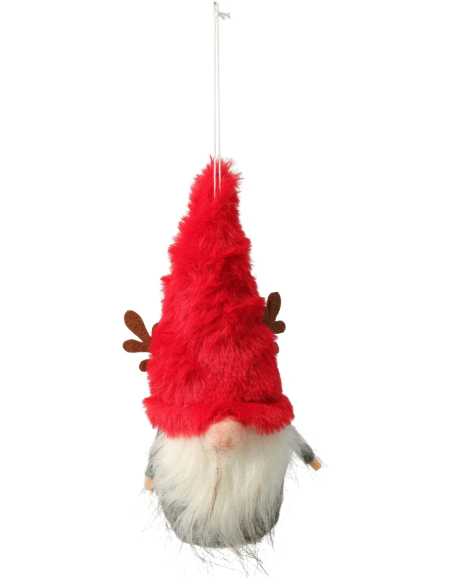 Suspension gnome Noël 18 cm