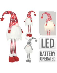 Lutin LED 90 cm lumineux à piles