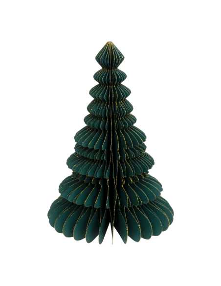 Sapin Noël Papier Kami Vert 30 cm - Dépliable Magnétique