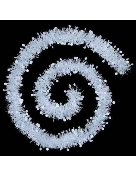 Guirlande boa blanc nacré 4 plis 2 m