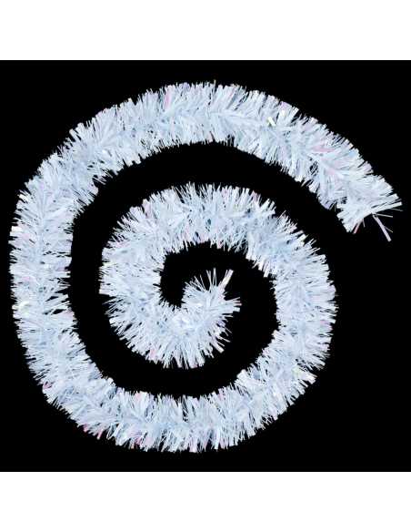 Guirlande boa blanc nacré 6 plis 2 m