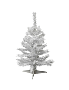 Sapin de Noël artificiel blanc élégant 70 cm 65 brins