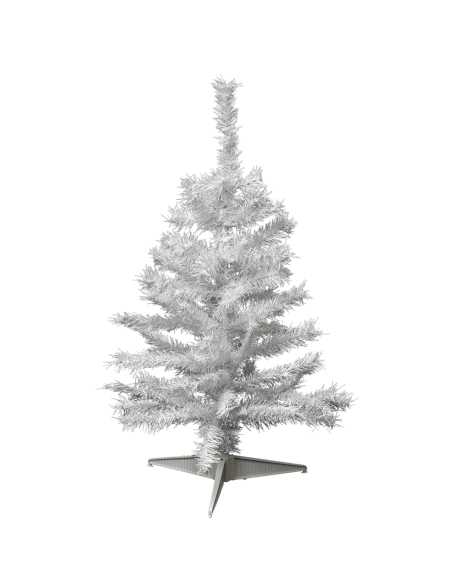 Sapin de Noël artificiel blanc élégant 70 cm 65 brins