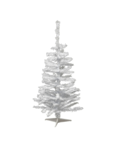 Sapin de Noël artificiel blanc élégant 100 cm 109 brins