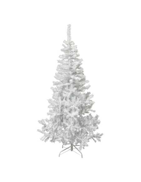 Sapin Noël Blanc 180 cm 650 Brins - Enneigé Nordique