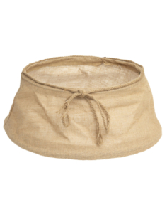 Jupe de sapin en jute 56 cm - déco rustique Noël