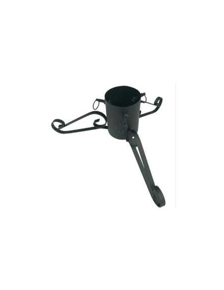 Pied de sapin métal Ø 50 cm noir - 3 vis