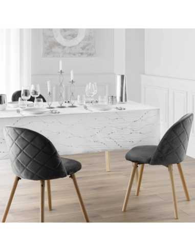 Nappe Firmament blanc/argent Noël 140 x 240 cm - Microfibre