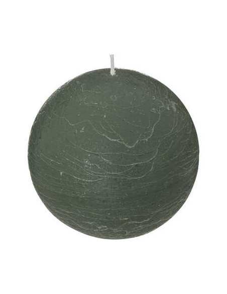 Bougie Boule Olia Vert Eucalyptus D10