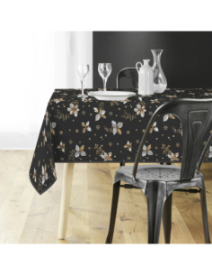 Nappe Noël Guido anthracite 150 x 240 cm - Antitache et infroissable 2