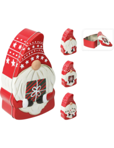 Boîte à gâteaux Père Noël 20 x 10 x 7 cm - modèles festifs