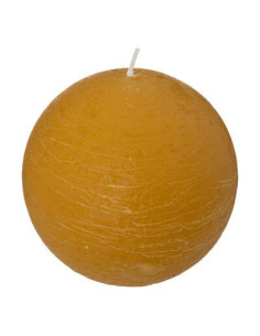 Bougie Boule Olia Jaune D10