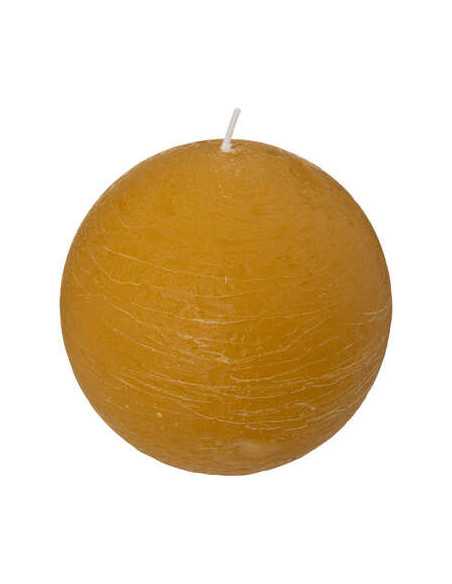Bougie Boule Olia Jaune D10