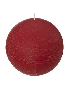 Bougie Boule Olia Rouge D10