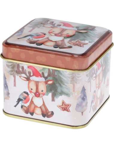 Boîte à gâteaux Noël 5 x 5 x 5 cm - modèles festifs au choix