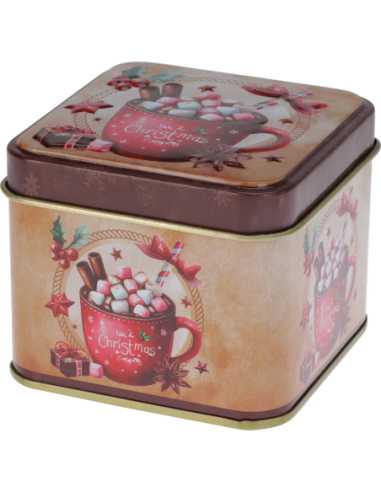 Boîte à gâteaux Noël 5 x 5 x 5 cm - modèles festifs au choix