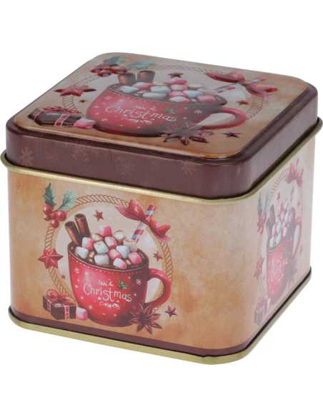 Boîte à gâteaux Noël 5 x 5 x 5 cm - modèles festifs au choix