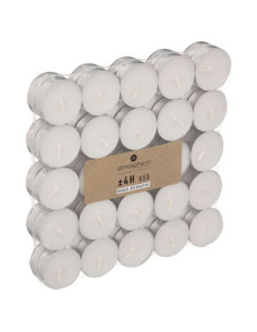 Bougies chauffe-plat Many blanches Lot de 50