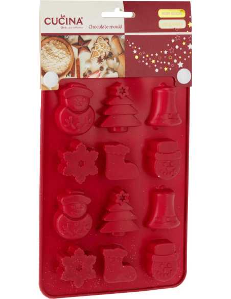 Moule en silicone pour chocolats 20 x 14 cm – 12 empreintes