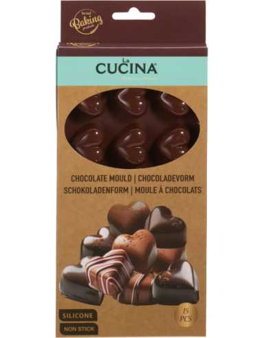 Moule en silicone pour chocolats - 4 modèles au choix