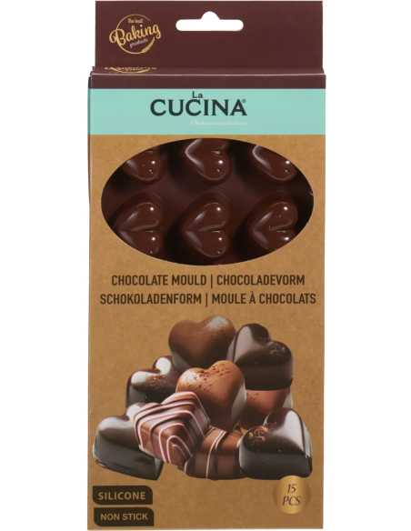 Moule en silicone pour chocolats - 4 modèles au choix