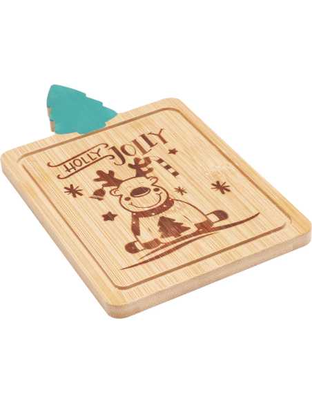 Planchette service Noël 19 x 11 cm - 3 modèles