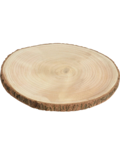 Tronc bois déco 30 x 2 cm naturel