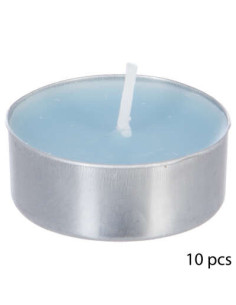 Bougies chauffe-plat Nina Parfumées Fleur Tiaré Lot de 10