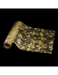 Chemin Table Mesh Or 28 x 500 cm | Brillant Glamour XXL Noël