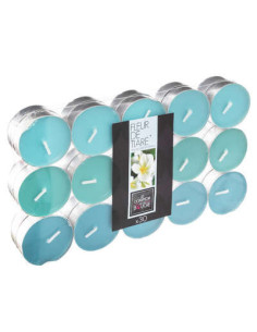 Bougies chauffe-plat Parfumées Fleur Tiaré Nina Lot de 30