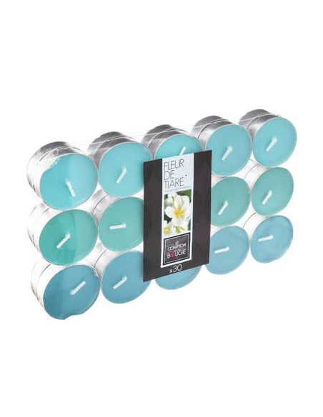 Bougies chauffe-plat Parfumées Fleur Tiaré Nina Lot de 30