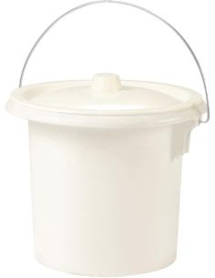 Seau hygiénique adulte avec couvercle et anse | Toilettes portables