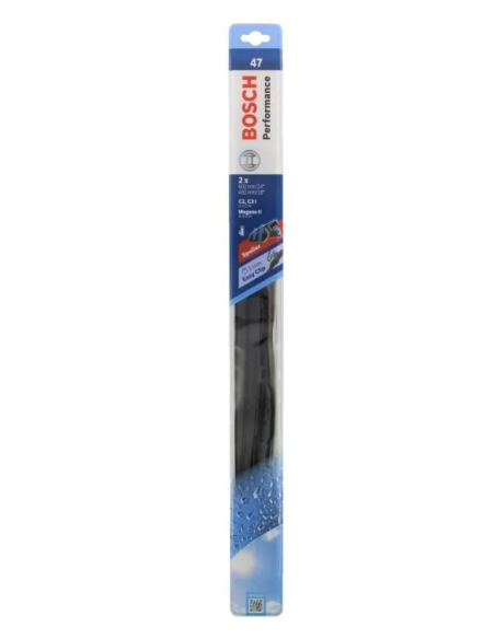 Paire Essuie-glaces Bosch 47 600+450mm Spoiler - Réf 3397010362