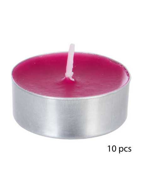 Bougies chauffe-plat Nina Parfumées Framboise Lot de 10