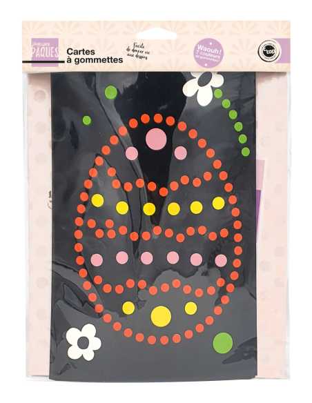 Kit planche à gommettes Pâques 11 pcs | Loisir créatif