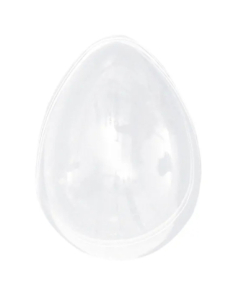 Œuf acrylique transparent Pâques 6x9 cm | DIY déco