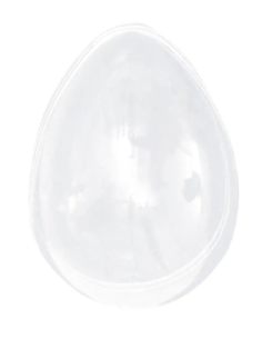 Grand œuf acrylique transparent Pâques 9x13 cm | DIY