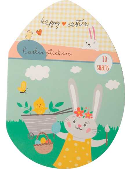 Livret 10 pages gommettes Pâques | Loisir créatif
